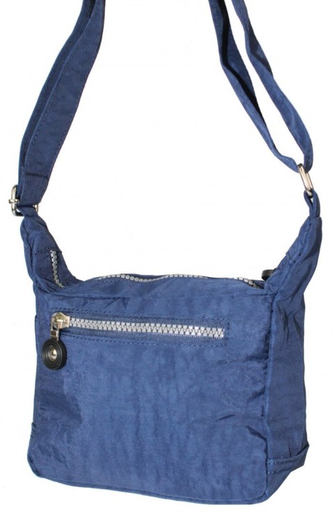 Stylowa Pozioma Torba Mała Na Ramię Bag Street NR 2251 GRANATOWY 17 x 7 x 15 [cm]