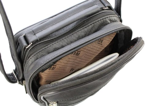 Torba męska skórzana MAGRE (PL) Pionowa DeLux Kuba 20 x 28 x 12 [cm]