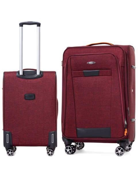Duża Ekskluzywna Walizka Turystyczna RGL S-030 GRANATOWA 77 x 47 x 30 108 Litrów Rejkiavik Collection