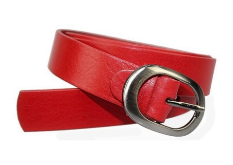 Pasek Damski Skórzany CEZ-MAR (PL) Skóra Licowa EXTRA 30 mm CZERWONY Pasek Damski Skórzany CEZ-MAR (PL) Skóra Licowa EXTRA 30 mm CZERWONY