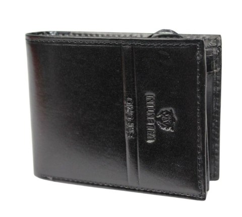 Portfel Męski Skórzany EMPORIO VALENTINI 563 992 Skóra Licowa Średni Poziomy Bez Zapięcia Jedno Skrzydełko 11 x 8,5 x 2[cm]