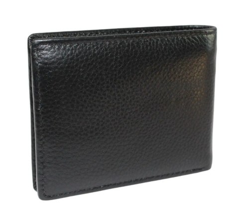 Portfel Męski Skórzany NICOLAS Skóra LicowaPoziomy Jedno Skrzydełko Suwak Na Bilon Sprężyna Na Banknoty 1009 11 x 9 x 2 [cm]