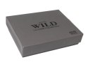 Portfel Męski Skórzany WILD Skóra Licowa Duży Poziomy Bez Zapięcia RFID N992-P 12 x 10 x 2 [cm]