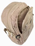 Praktyczny Plecak Wodoodporny Lekki Materiał Kresz BAG STREET 2216 ECRU 35 x 26 x 15 cm 