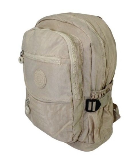 Praktyczny Plecak Wodoodporny Lekki Materiał Kresz BAG STREET 2216 ECRU 35 x 26 x 15 cm 
