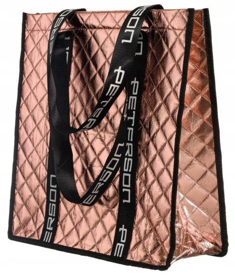 Torebka Damska Materiałowa Peterson PTN RSPV 003 RÓŻOWA Na Suwak 40 x 41 x 15 [cm]