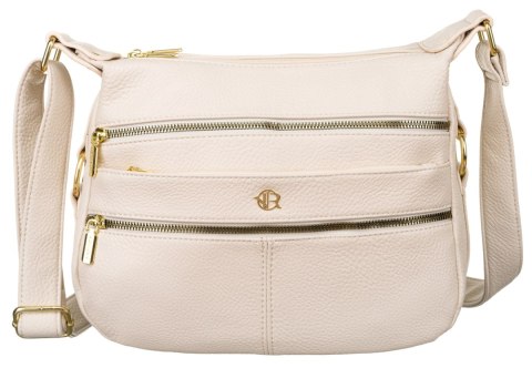 Torebka Z Ekologicznej Skóry Włoskiej Rovicky (PL) R-KP-12-A19- 0132 BIAŁA  31 x 21 x 12 [cm]