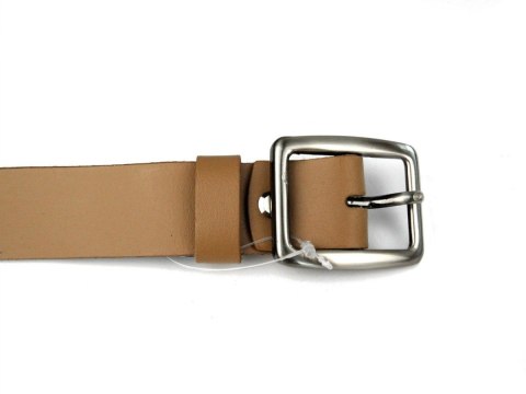 Pasek Damski Skórzany Gładki COMPLEX (PL) 30 mm CIELISTY Szerokość Standardowa