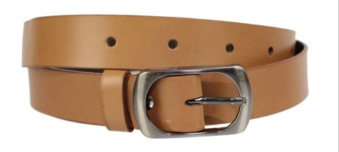 Pasek Damski Skórzany Gładki COMPLEX (PL) 30 mm TOFFI