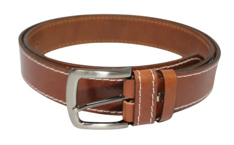 Pasek Męski Skórzany PAS-MAX (PL) Skóra Licowa 40 mm BRĄZOWY SZYTY CIENKĄ BIAŁĄ NITKĄ Pasek Męski Skórzany PAS-MAX (PL) Skóra Licowa 40 mm BRĄZOWY SZYTY CIENKĄ BIAŁĄ NITKĄ