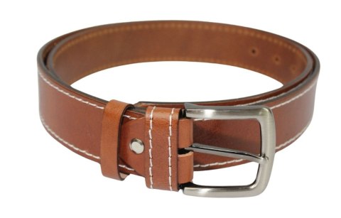 Pasek Męski Skórzany PAS-MAX (PL) Skóra Licowa 40 mm BRĄZOWY SZYTY CIENKĄ BIAŁĄ NITKĄ Pasek Męski Skórzany PAS-MAX (PL) Skóra Licowa 40 mm BRĄZOWY SZYTY CIENKĄ BIAŁĄ NITKĄ