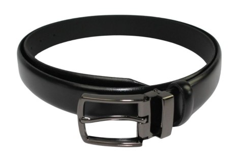 Pasek Skórzany PAS-MAX (PL) Skóra Licowa EXTRA 35 mm CZARNY KRAST Gładki Klamra Nowoczesna Pasek Skórzany PAS-MAX (PL) Skóra Licowa EXTRA 35 mm CZARNY KRAST Gładki Klamra Nowoczesna