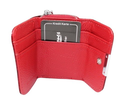 Portfel Damski Skórzany Jennifer Jones Bułeczka Na Suwak Skóra Naturalna 5263-14 9 x 6,5 x 3[cm]