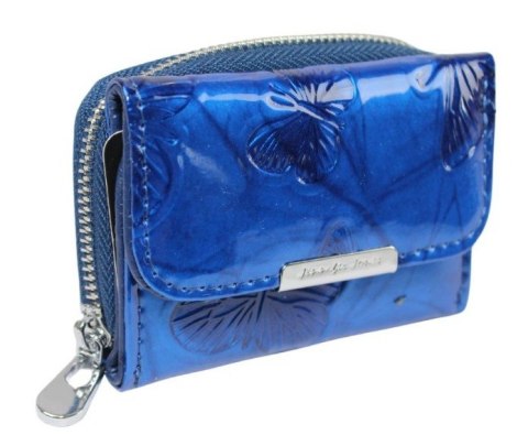 Portfel Damski Skórzany Jennifer Jones Bułeczka Na Suwak Skóra Naturalna 5263-14 9 x 6,5 x 3[cm]