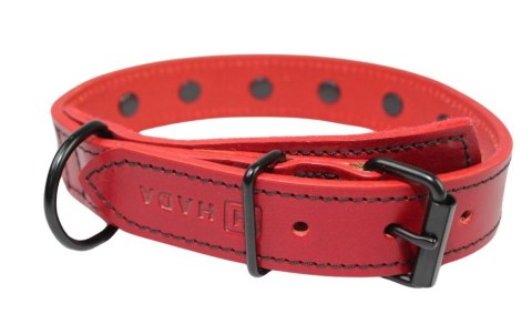 Solidna Obroża Dla Psa Czerwona z Dżetami Czarna Nitka Skóra Naturalna 30 mm 41/51 cm WIREX (PL) Solidna Obroża Dla Psa Czerwona z Dżetami Czarna Nitka Skóra Naturalna 30 mm 41/51 cm WIREX (PL)