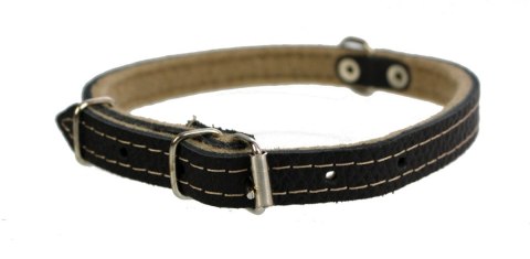 Solidna Obroża Dla Psa Skóra Naturalna 32-39 [cm] ZOO LESZCZ (PL) ZL0153