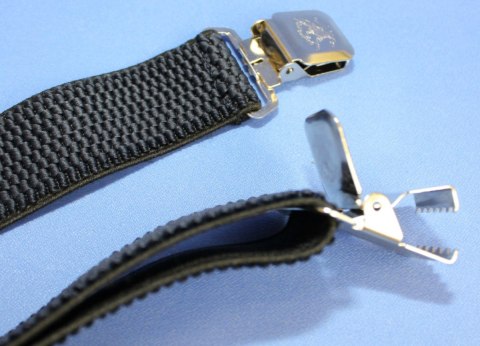 Szelki Do Spodni Polska Galanteria (PL) Z Materiału Regulowane Podwójne Typ X GRANATOWE Szelki Do Spodni Polska Galanteria (PL) Z Materiału Regulowane Podwójne Typ X GRANATOWE