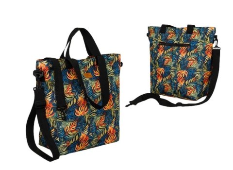 Torebka Damska Listonoszka Materiałowa Rovicky (PL) R-TZ15605/S14 Na Suwak 47 x 40 x 17,5 [cm]