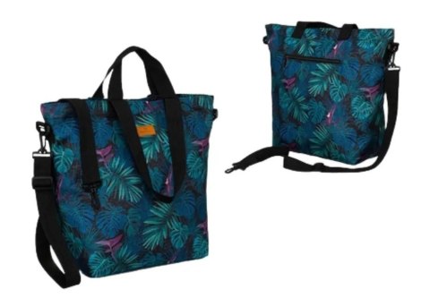 Torebka Damska Listonoszka Materiałowa Rovicky (PL) R-TZ15605/S17 Na Suwak 47 x 40 x 17,5 [cm]