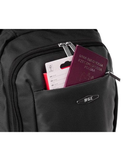 Wytrzymały Plecak Do Samolotu RGL PL15 GRAFITOWY 40 x 30 x 20 [cm]