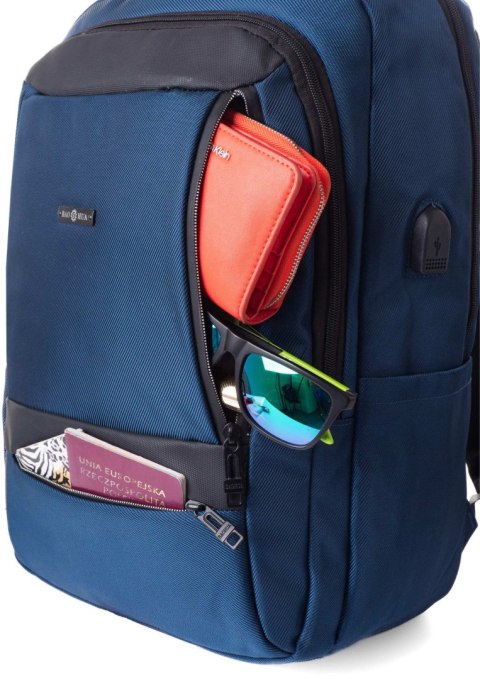 Wytrzymały Plecak Podróżny RGL PL14 GRAFITOWY 43 x 29 x 12 [cm]