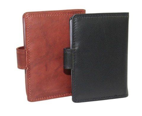 Etui Na Karty Dokumenty Money Maker Wizytownik Pionowy Skóra Naturalna 12150 10 x 7 x 1.5 [cm]