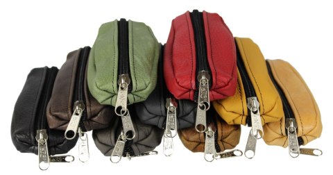 Etui Na Klucze Kluczówka Duża Bombata Dwa Zamki MAGRE (PL) Skóra Naturalna "LOLEK" 6 x 14 x 2 [cm]