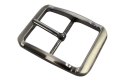 Klamra Do Paska Damskiego Skórzanego Elegancka Bezniklowa 40 mm Ciemne Srebro KD40 WZ3