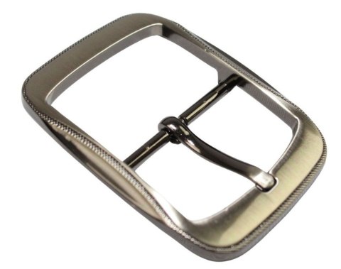 Klamra Do Paska Damskiego Skórzanego Elegancka Bezniklowa 40 mm Ciemne Srebro KD40 WZ4 Klamra Do Paska Damskiego Skórzanego Elegancka Bezniklowa 40 mm Ciemne Srebro KD40 WZ4