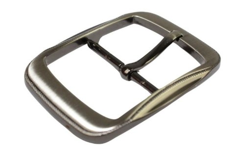 Klamra Do Paska Damskiego Skórzanego Elegancka Bezniklowa 40 mm Ciemne Srebro KD40 WZ4 Klamra Do Paska Damskiego Skórzanego Elegancka Bezniklowa 40 mm Ciemne Srebro KD40 WZ4
