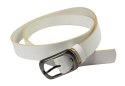 Pasek Damski Skórzany CEZ-MAR (PL) Skóra Licowa EXTRA 30 mm BIAŁY