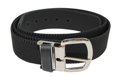 Pasek Gumowa Plecionka Polska Galanteria (PL) XXL Rozciągliwy CZARNY 40 mm Klamra Tradycyjna Uniwersalny Zakres Zapinania