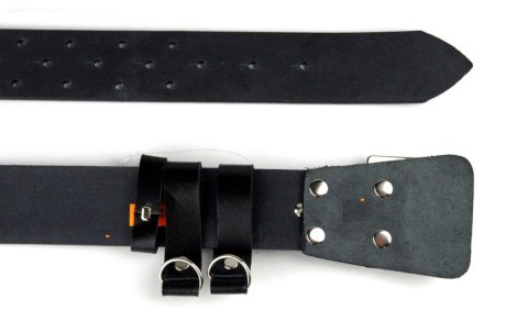 Pasek Męski Skórzany Oficer PolskaGalanteria Skóra Licowa Czarny 120 cm / 140 cm Pasek Męski Skórzany Oficer PolskaGalanteria Skóra Licowa Czarny 120 cm / 140 cm