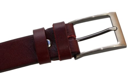 Pasek Męski Skórzany PAS-MAX (PL) Skóra Licowa EXTRA 35 mm CZEREŚNIOWY k61 NADWYMIAR XXL Pasek Męski Skórzany PAS-MAX (PL) Skóra Licowa EXTRA 35 mm CZEREŚNIOWY k61 NADWYMIAR XXL