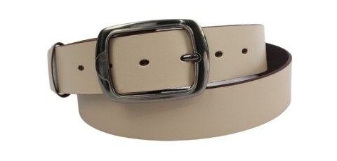 Pasek Skórzany Damski Arucce (PL) Skóra Naturalna EXTRA Gładki 40 mm CAPPUCINO Złota Klamra Pasek Skórzany Damski Arucce (PL) Skóra Naturalna EXTRA Gładki 40 mm CAPPUCINO Złota Klamra