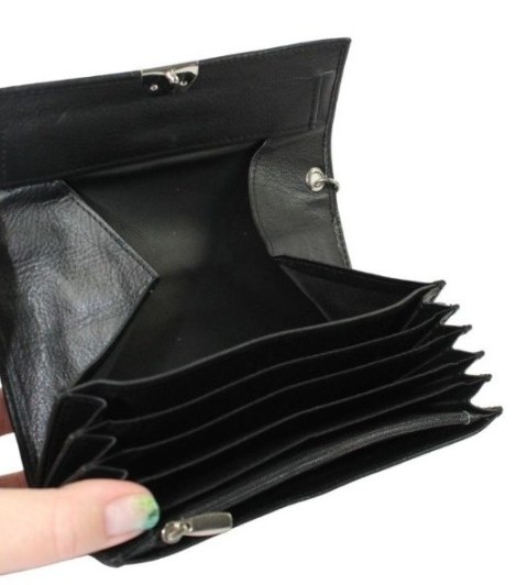 Portfel Skórzany Kelnerski Z Zawieszką na Pasek Cavaldi 3999 Skóra Licowa Duży Z Suwakiem 17,5 x 10 x 4 [cm]