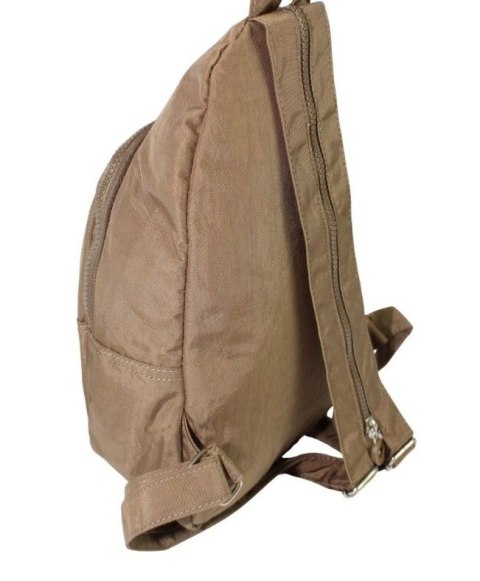 Praktyczny Plecak Materiałowy Kresz Wodoodporny BAG STREET 2257 BRĄZOWY 35 x 21 x 12 [cm]