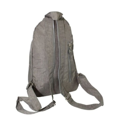 Praktyczny Plecak Materiałowy Kresz Wodoodporny BAG STREET 2257 SZARY 35 x 21 x 12 [cm]