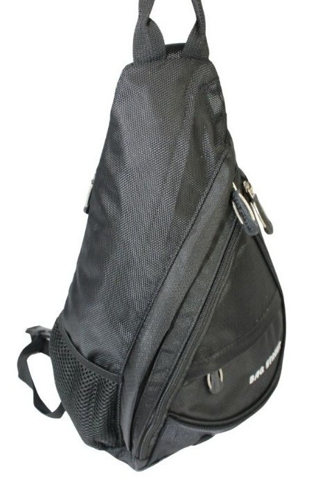 Sportowy Plecak Na Jedno Ramię BAG STREET Praktyczny I Wygodny CZARNY 4388 35 x 25 x 7 [cm]