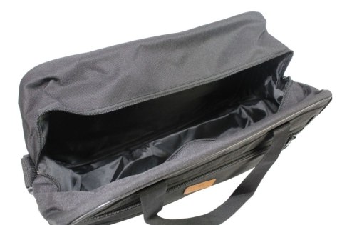 Torba Bagaż Podręczny Ryanair Materiałowa ROVICKY Pozioma 2493 CZARNA 40 x 25 x 14 [cm]
