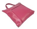 Torebka Na Zakupy Antoszczyk (PL) MARTA Ze Skóry Włoskiej Model Duży 41 x 38 x 8 [cm] FUKSJA 