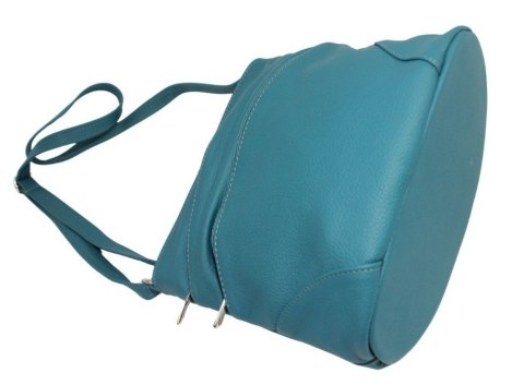 Torebka Skórzana MAGRE (PL) ALISA Listonoszka Skóra Naturalna TURKUSOWY