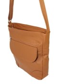 Torebka Skórzana MAGRE (PL) ŻANETA Skóra Naturalna JASNY BRĄZOWY