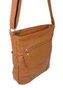 Torebka Skórzana MAGRE (PL) ŻANETA Skóra Naturalna JASNY BRĄZOWY