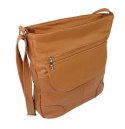Torebka Skórzana MAGRE (PL) ŻANETA Skóra Naturalna JASNY BRĄZOWY
