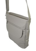 Torebka Skórzana MAGRE (PL) ŻANETA Skóra Naturalna JASNY POPIELATY