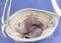 Torebka Skórzana MAGRE (PL) Żaneta Skóra Naturalna ZADYMIONY BIAŁY