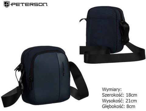 Elegancka I Stylowa Torba/Saszetka Średnia Na Ramię Peterson PTN 6201 21 x 17 x 7 [cm]