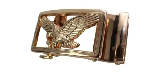 Klamra Do Paska Męskiego Wizytowego Z Mechanizmem Ząbkowym ZŁOTY ORZEŁ AUTOMAT/ZĄBEK Garnitur 35 mm KAZ35/4