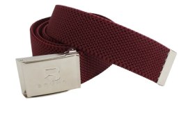 Pasek Gumowa Plecionka Polska Galanteria (PL) Super Rozciągliwy 40 mm Klamra Zatrzaskowa Szeroki Zakres Zapinania BORDOWY